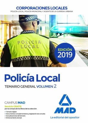 Policia Local: Temario General (Vol. 2)
