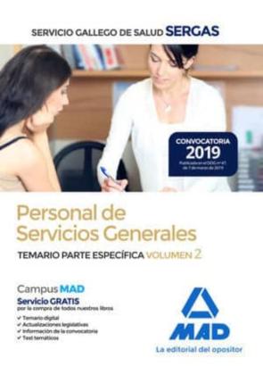 Personal De Servicios Generales Del Servicio Gallego De Salud (Sergas). Temario Parte Específica Volumen 2 en pdf