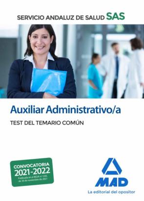 Auxiliar Administrativo/A Del Servicio Andaluz De Salud. Test Del Temario Común en pdf