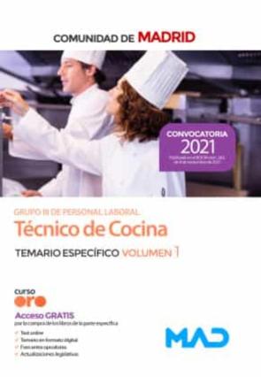 Técnico De Cocina De La Comunidad De Madrid (Estabilización). Temario Específico Volumen 1