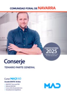 Conserje De La Comunidad Foral De Navarra. Temario Parte General