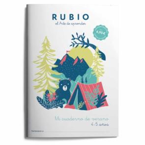 Mi Cuaderno De Verano Rubio. 4-5 Años.