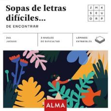 Sopas De Letras Dificiles De Encontrar