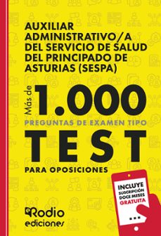 Auxiliar Administrativo A Del Servicio De Salud Del Principado De Asturias (sespa)