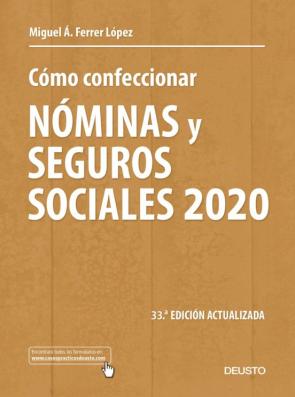 Libro Cómo Confeccionar Nóminas Y Seguros Sociales 2020 en PDF