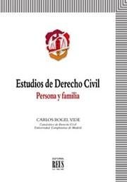 Estudios De Derecho Civil, 01. Persona Y Familia.