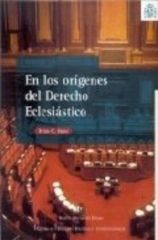 Libro En Los Origenes Del Derecho Eclesiastico en PDF