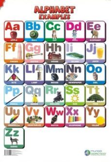 Alphafet / Alpahabet And Examples (ingles) (ref. 22-001) (varilla Da Y Tubo Pvc Esmerilado)