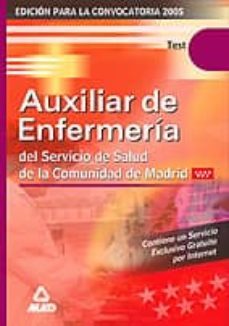 Test Auxiliar De Enfermeria Servicio Madrileño De Salud