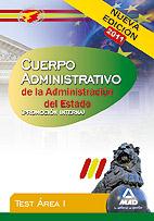 Libro Cuerpo Administrativo De La Administracion Del Estado (promocion Interna). Test Area I. en PDF