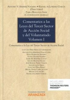 Portada de Comentarios A Las Leyes Del Tercer Sector De Accion Social Y Del Voluntariado (vol. I)