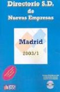 Libro Directorio S.d. De Nuevas Empresas: Madrid 2003/1 (incluye Cd-rom ) en PDF