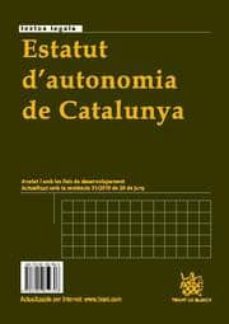 Estatut D’autonomia De Catalunya / Estatuto Autonomia De Cataluña