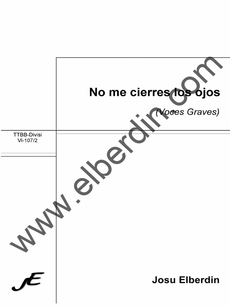 No Cierres Los Ojos
